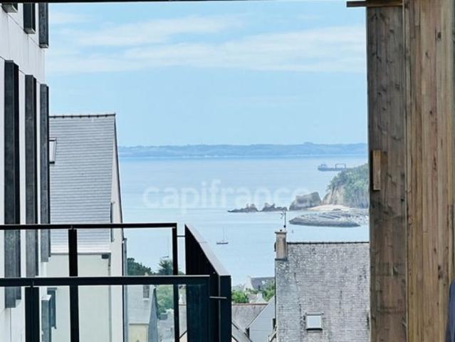 Dpt Finistère 29, à vendre CROZON appartement studio de 31 m² habitable Terrasse vue Mer