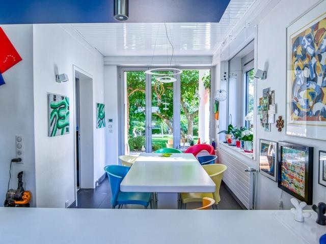 Dpt Haut Rhin 68, à vendre MULHOUSE maison d'architecte 372 m2 dans son magnifique jardin