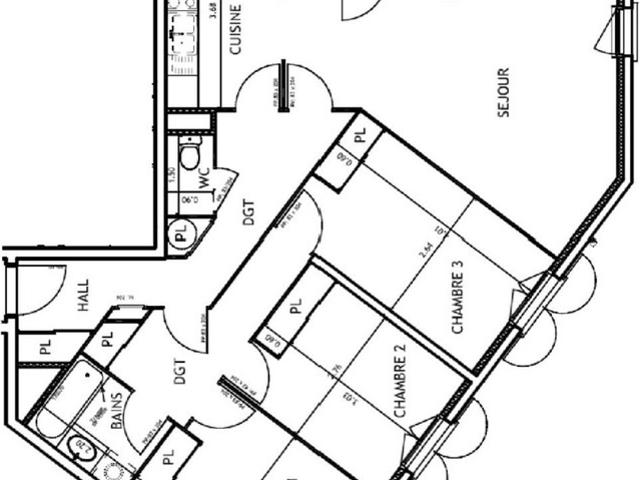 Dpt Haute Savoie 74, NOUVEAU A FAVERGES appartement T4 84,59 m2 avec sa terrasse Garage en option