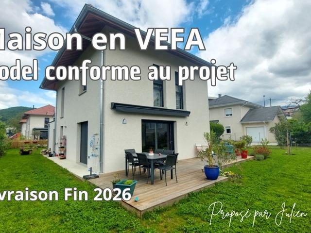 Dpt Savoie 73, à vendre ALBENS maison VEFA P5 de 108,45 m²