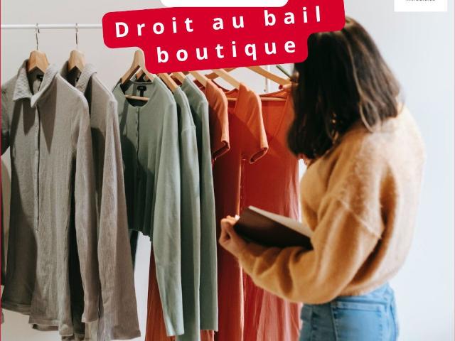 Droit au bail d'une boutique en centre ville