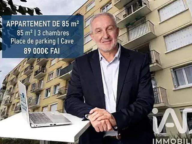 Dreux 28100 Achat / Vente appartement 4 pièces t4 au dernier étage parking