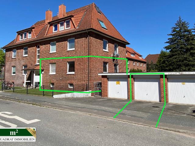 DREI ZIMMER HOCHPARTERRE WOHNUNG MIT GARAGE NAHE HANSEVIERTEL AKTUELL VERMIETETE WE MIT 4,1% P.A.!