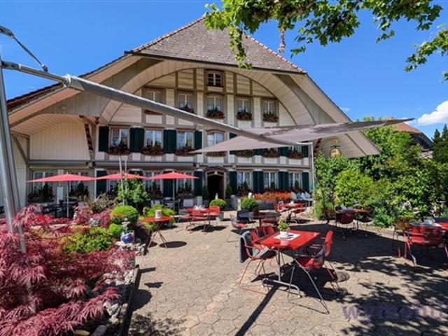 Dreifach attraktiv Minergie Wohnungen, rentabler Gasthof + Bauland!