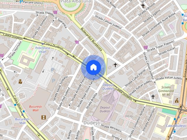 Dristor 10`Metrou Calea Dudesti Alba Iulia Nou Centrala Terasa Parcare