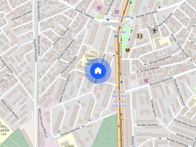 Drumul Gazarului 2 camere mobilat si utilat