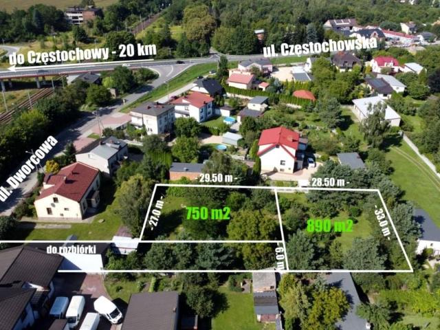 Dworcowa 770 m², Kłomnice