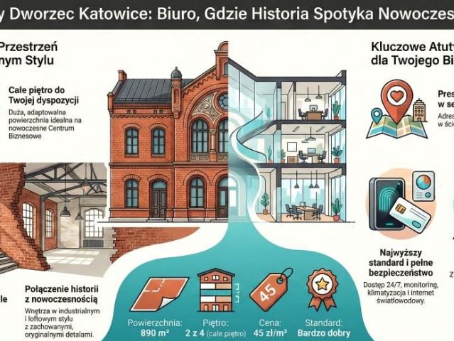 Dworcowa 890 m², Katowice