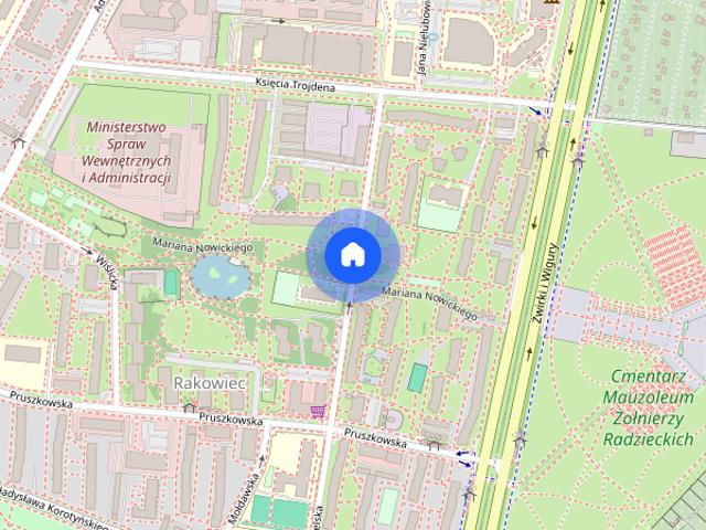 Dwa oddzielne pokoje mieszkanie 100 m. od kampusu WUM POL/ENG