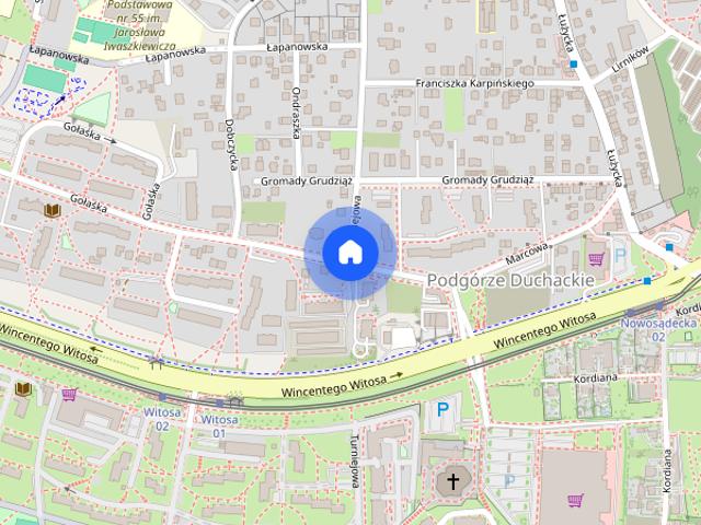 Dwa osobne pokoje, Balkon, Garaż, Piwnica, Kurdwanów, Turniejowa
