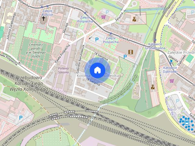 Dwa pokoje, niski blok, koło punktu 44