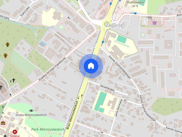 Dwa pokoje z balkonem | wysoki standard | Zagórze