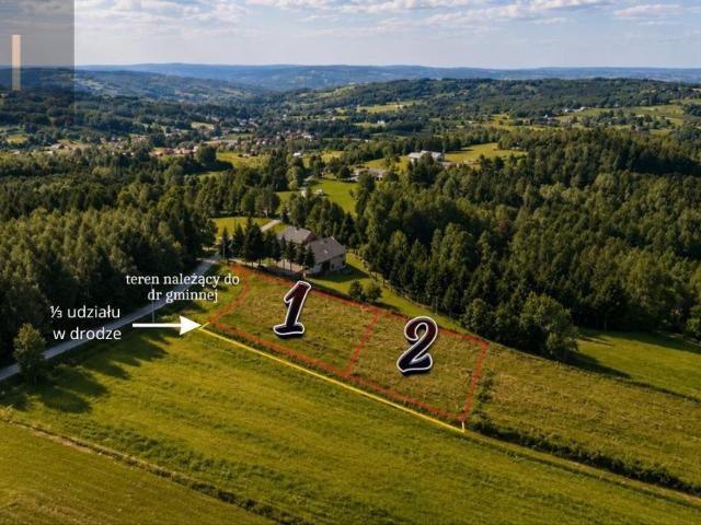 Dwie działki z warunkami zabudowy, cisza i bliskość natury