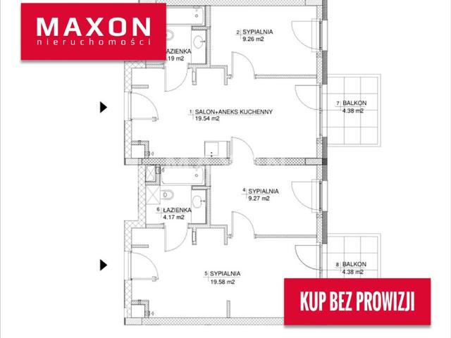 Dwupak w Wilanowie: 4 pokoje, dwa balkony, inwestycja