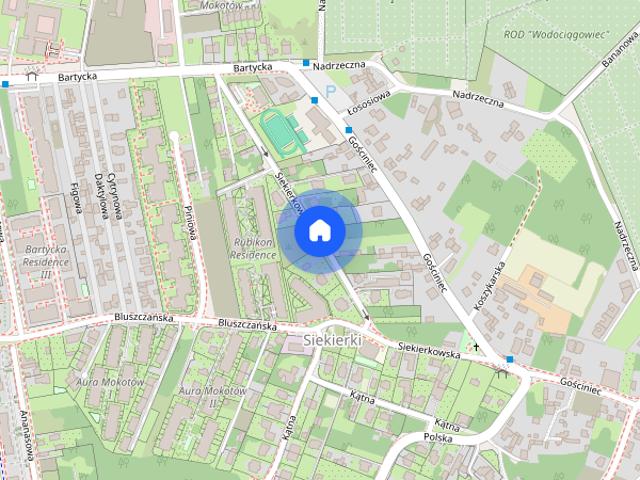 Dwupokojowe mieszkanie na wynajem Dolny Mokotów Warszawa Siekierki