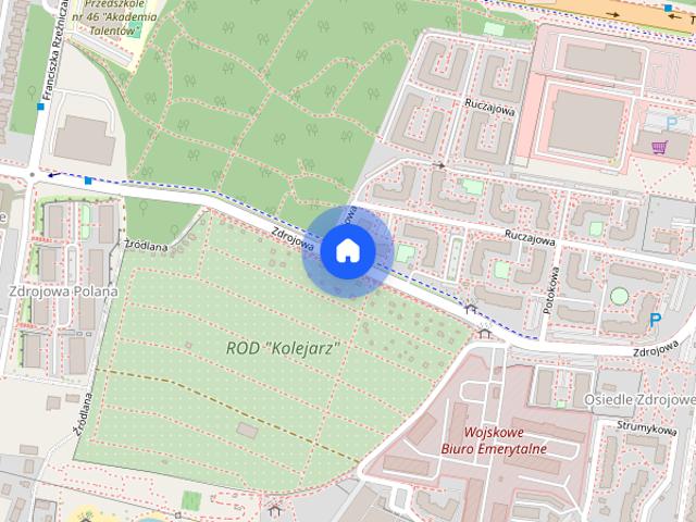 Dwupokojowe mieszkanie na wynajem ul.Zdrojowa