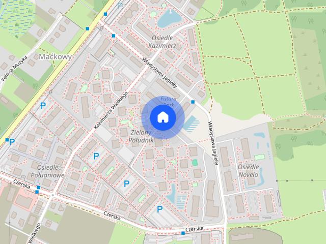 Dwupokojowe mieszkanie na wynajem z balkonem i parkingiem