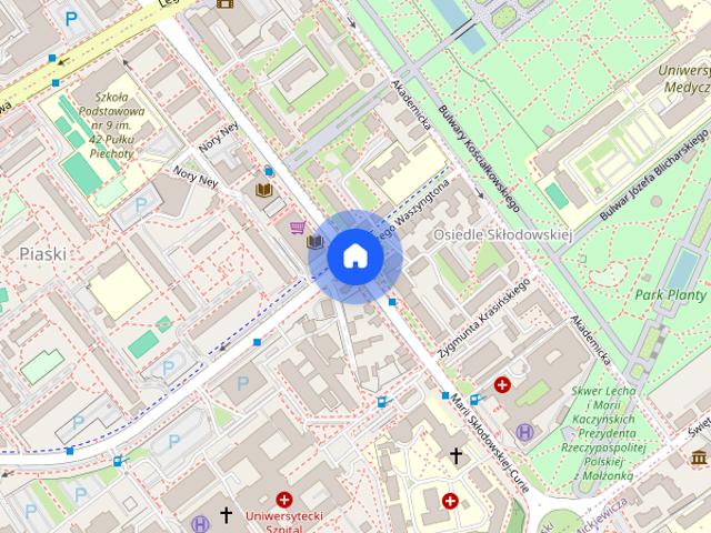 Dwupokojowe mieszkanie w ścisłym centrum