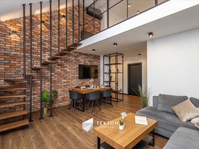 Dwupoziomowe 110 m² z balkonem, garażem i klimatyzacją