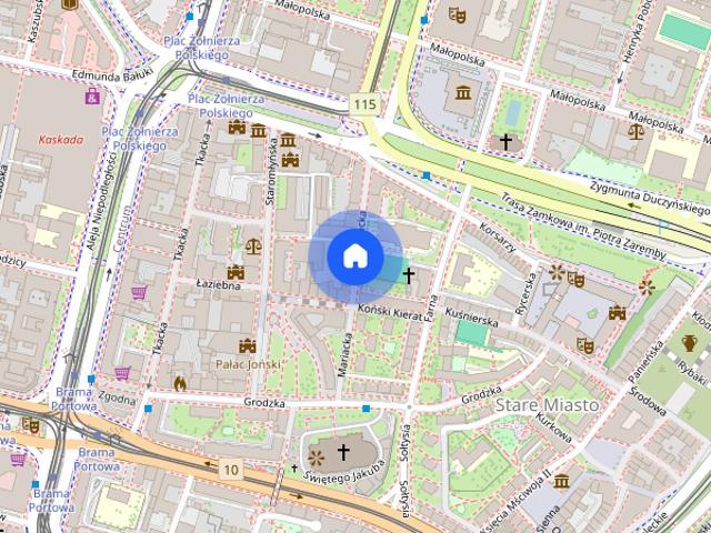 Dwupoziomowe mieszkanie w centrum / stare miasto / STUDENT i FIRMA