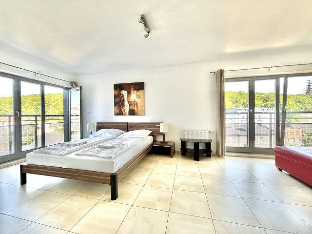 Dwupoziomowy apartament z widokiem na Woliński Park Narodowy