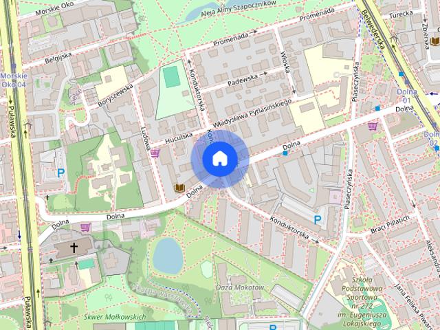 Dwupoziomowy apartament na Mokotowie
