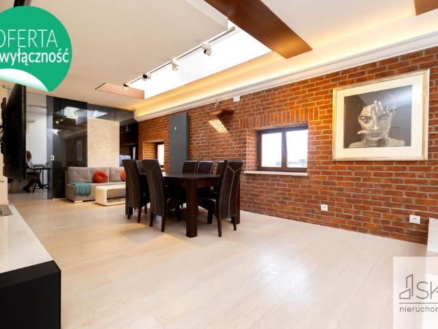 Dwupoziomowy penthouse na wynajem Wrocław, Stare Miasto