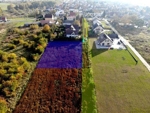 Duża działka budowlana w Sianowie z warunkami zabudowy