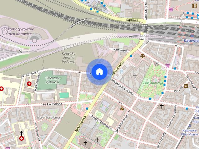 Duże mieszkanie w centrum Katowic