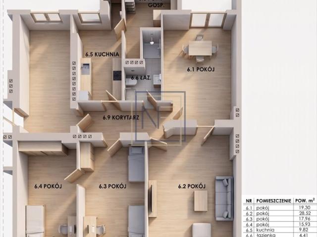 Polecam przestronne 109 m² z możliwością podziału na dwa mieszkania