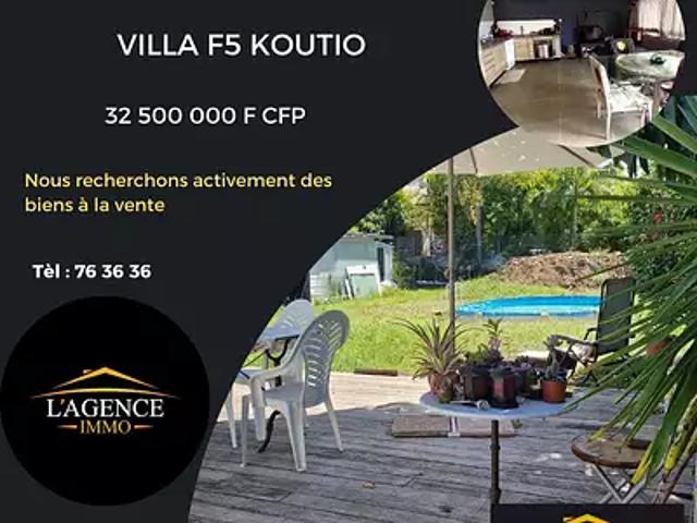 Dumbéa 98835 Achat / Vente maison 5 pièces t5