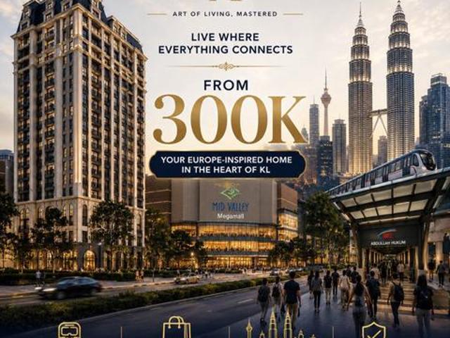 DUALKEY Invest 50m to MRT 1 st Home 23 R Near Midvalley KLCC