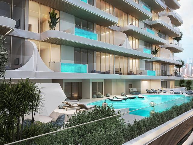 Luksusowy apartament z panoramicznym widokiem na Dubai Islands