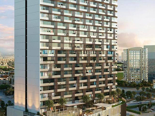 Apartament z panoramicznym widokiem na pole golfowe w Dubaju