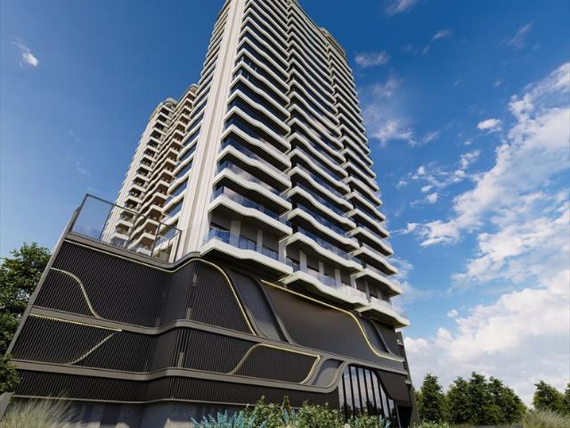 Nowoczesny 41 m² apartament z balkonami i resortem