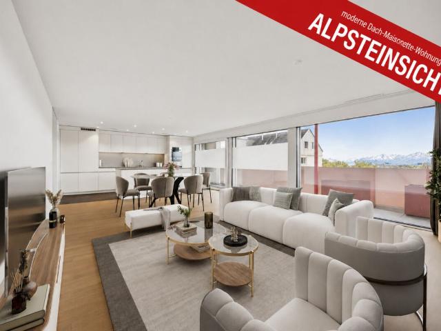 Duplex/two level with 6.5 rooms on sale in Sulgen Ref Dachmaisonette | dreamo. Ch