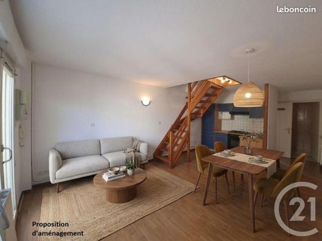 Duplex 3 pièces 46 m²