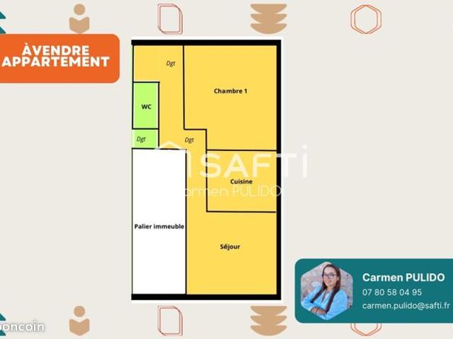 Duplex 3 pièces 50 m²