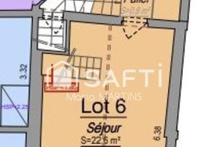 Duplex 3 pièces 53 m²