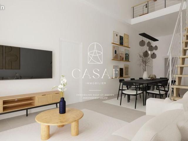 Duplex 3 pièces 55 m²