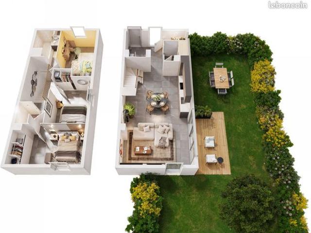 Duplex 3 pièces 58 m²