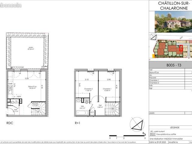 Duplex 3 pièces 61 m²