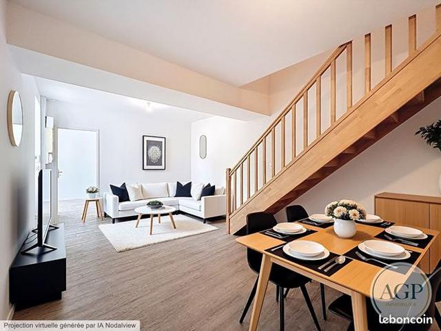 Duplex 3 pièces 62 m²