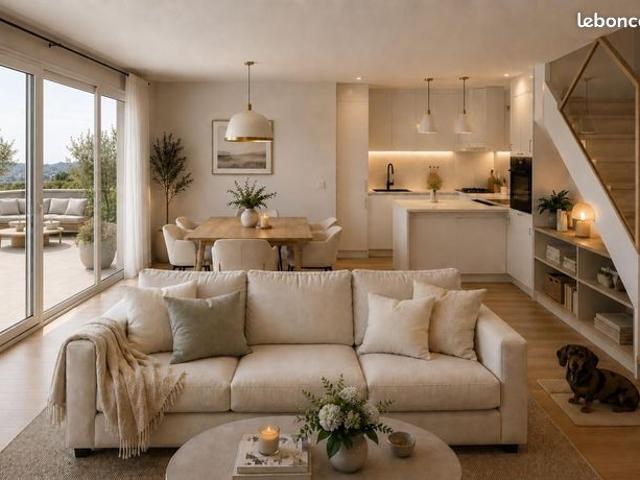 Duplex 3 pièces 66 m²