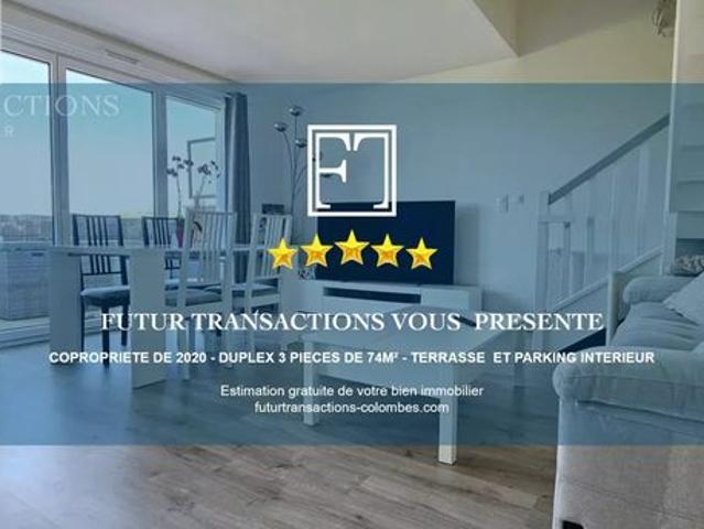 Duplex 3 pièces 74 m²