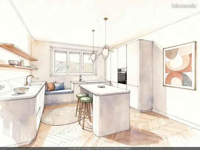 Duplex 3 pièces 74 m²