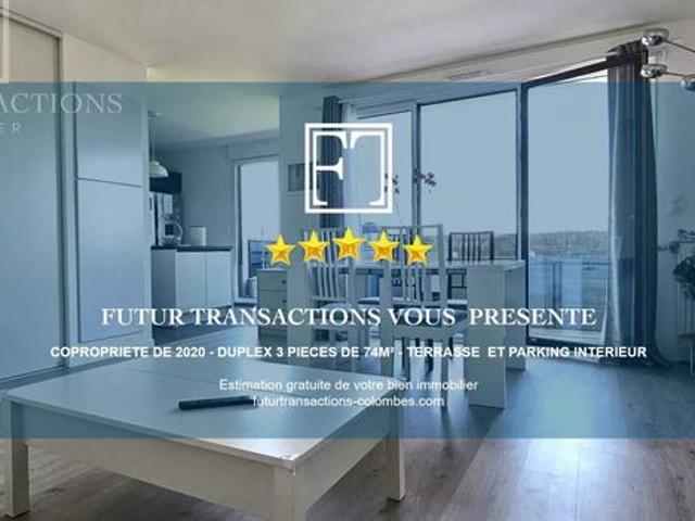 Duplex 3 pièces 74 m²