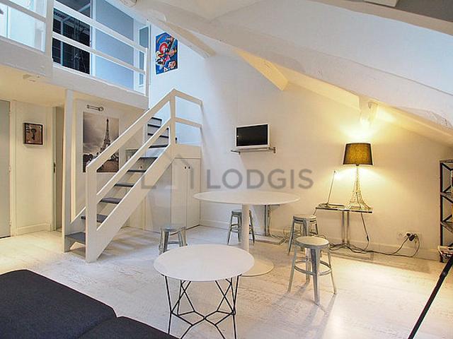 Duplex 1 chambre meublé avec ascenseur Invalides Paris 7°