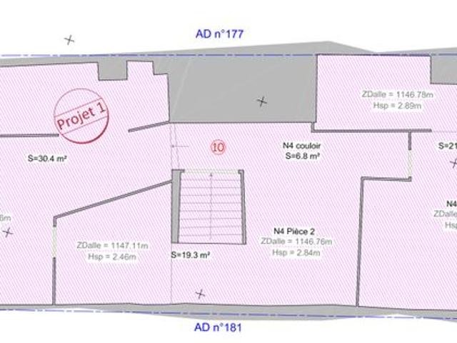 Duplex 1 pièce 101 m²