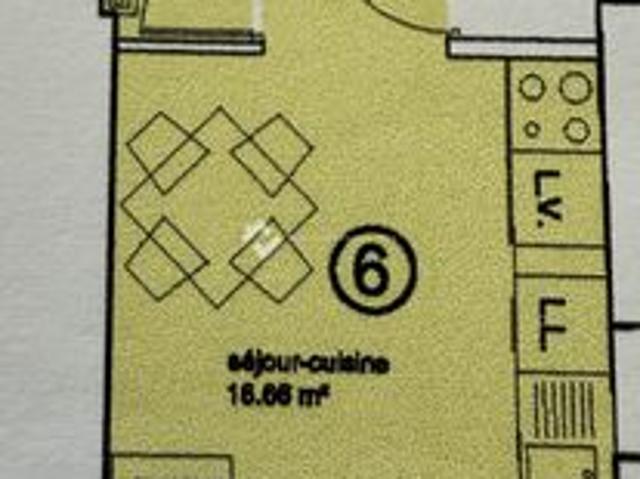 Duplex 2 pièces 39 m²